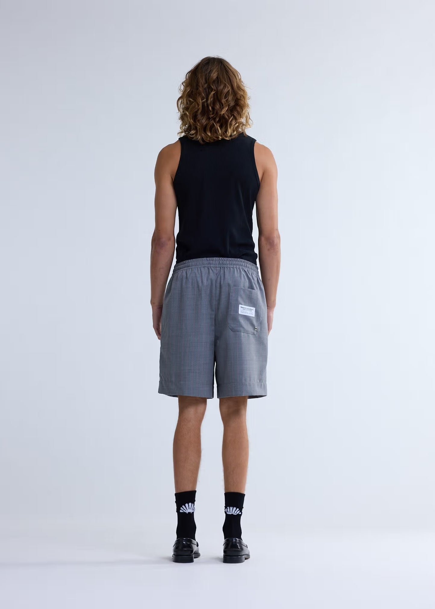Shorts Work Grey & Pink