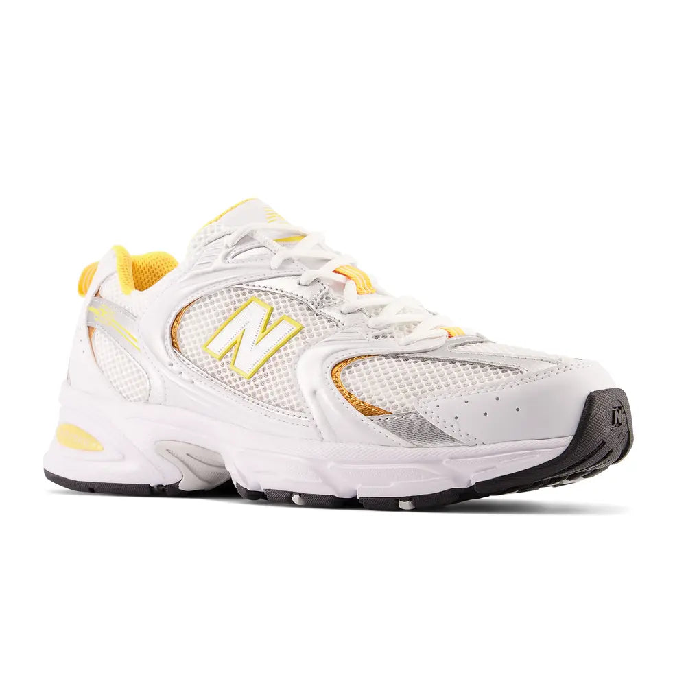 MR530 PUT Sneaker in White & Yellow