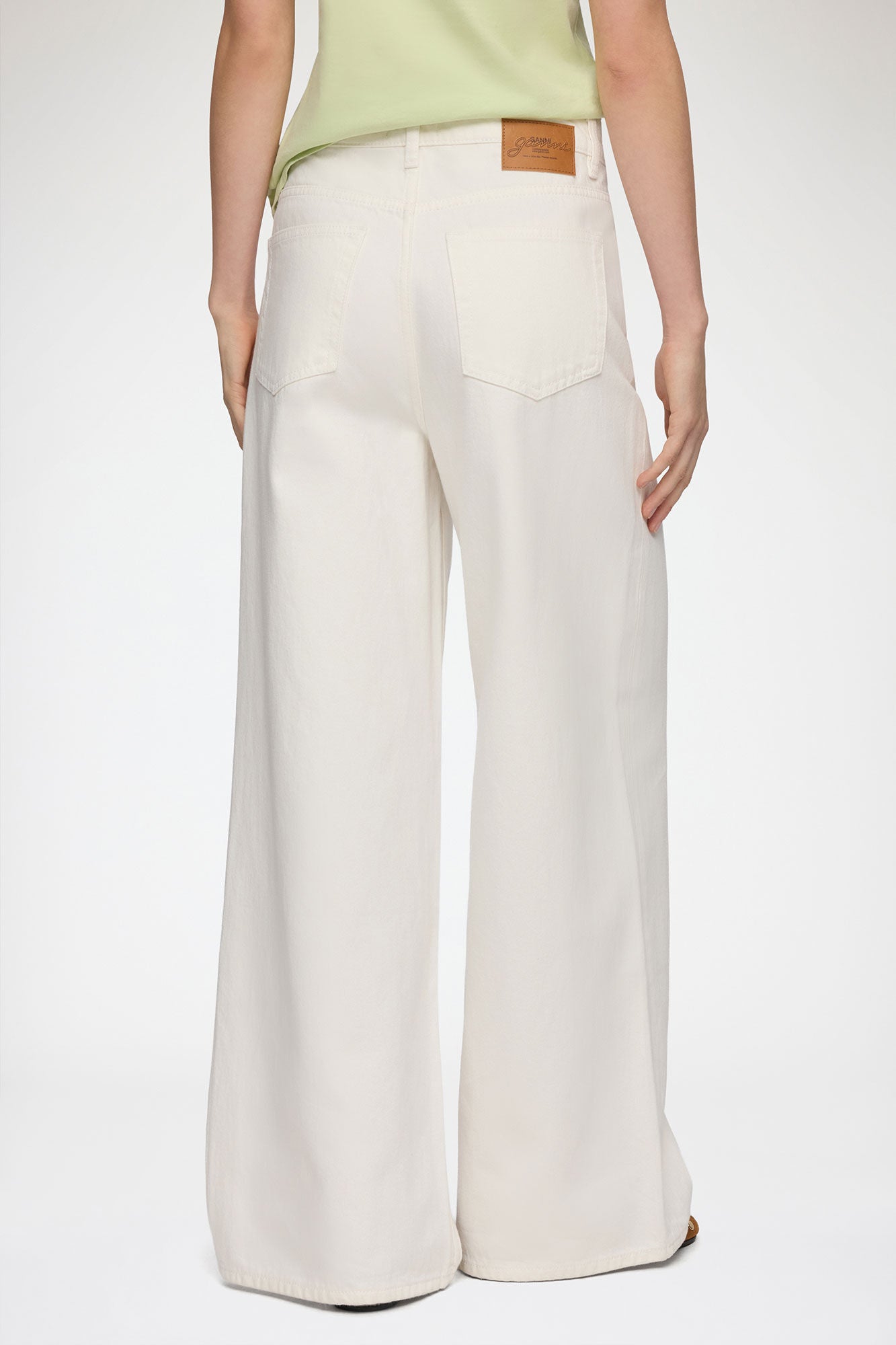 Jeans Lari Straight White