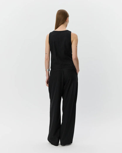 Vest Yoko Striped Black & White
