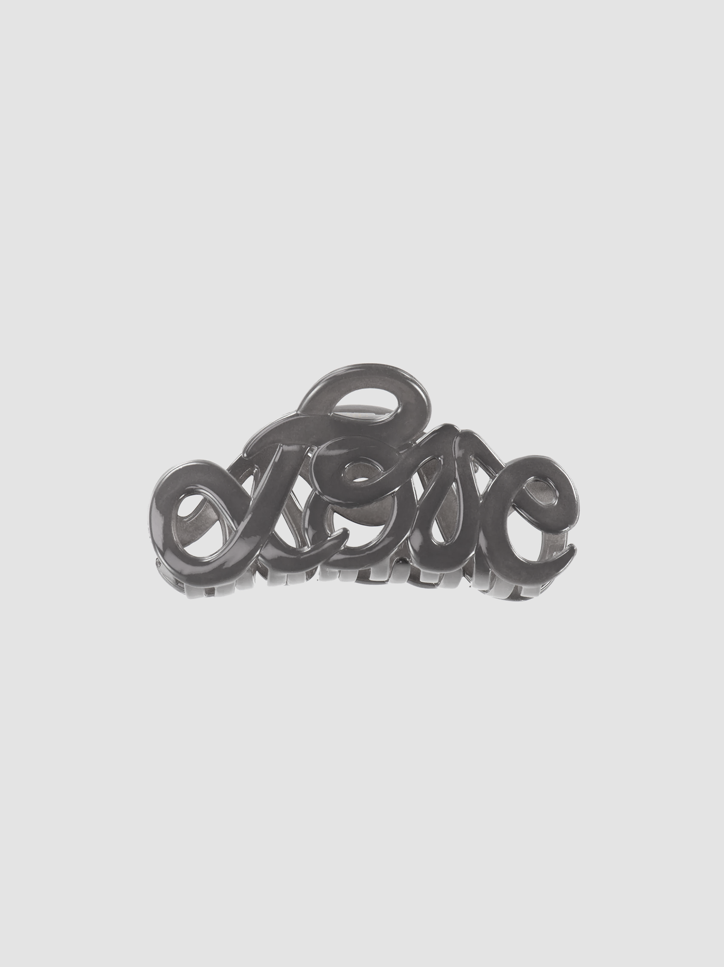 Hair Clip Love Gray Big