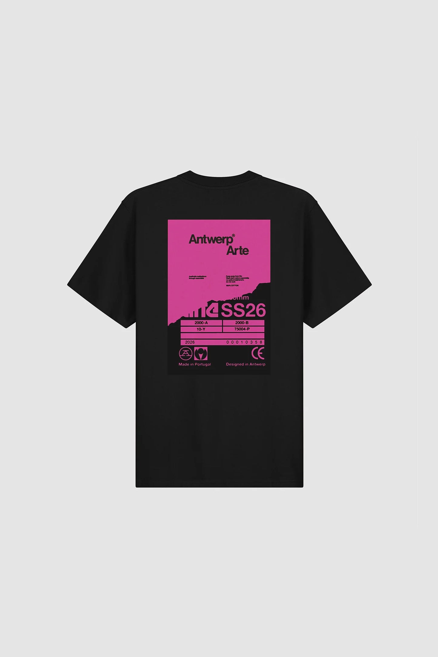 T-shirt Back Poster Black