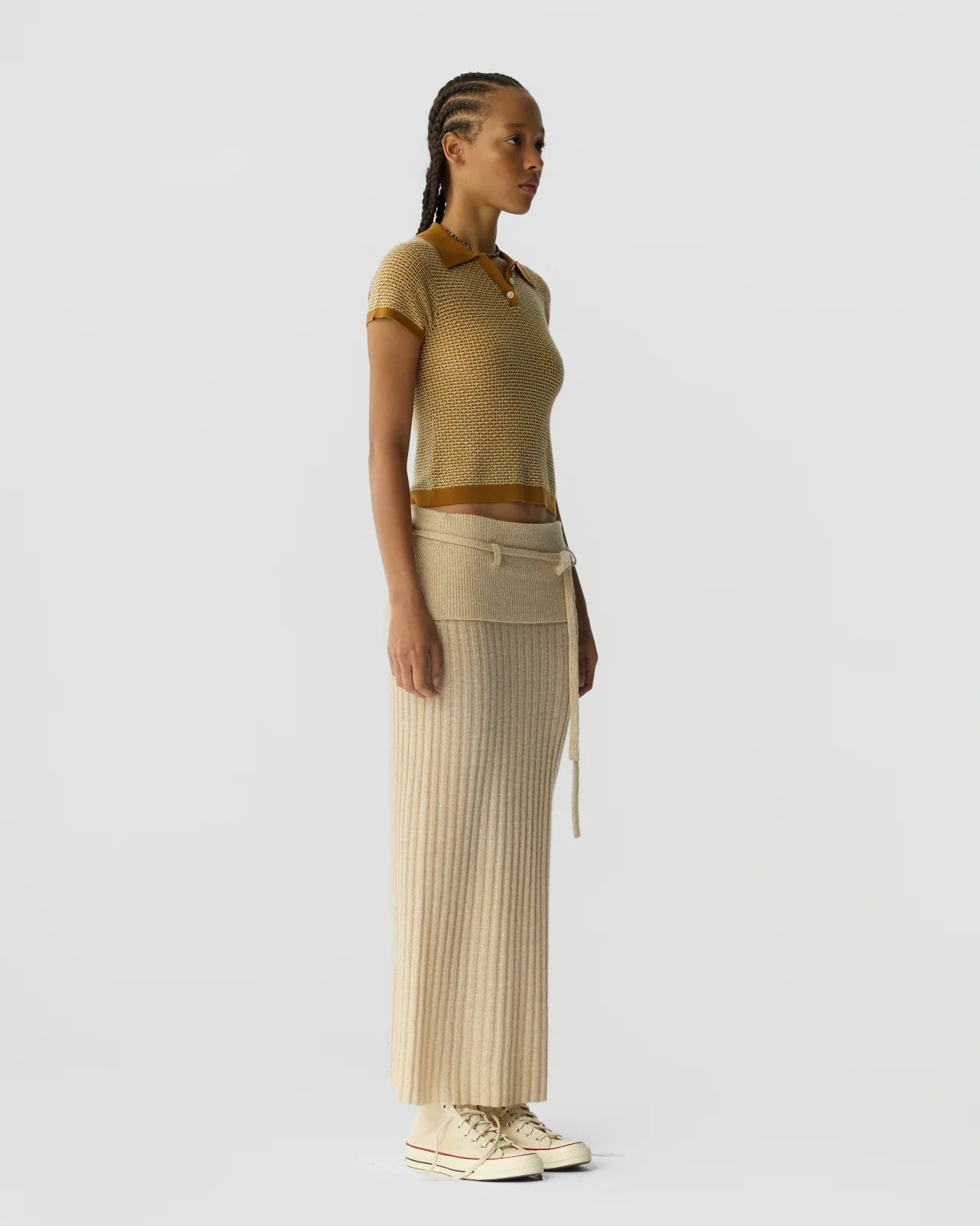 Skirt Lia Long Beige