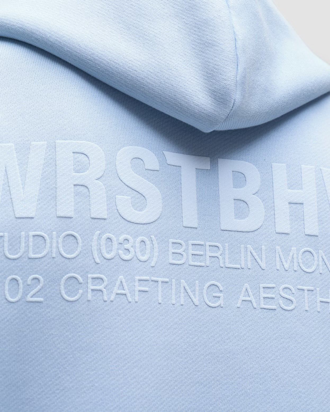 Hoodie Studio V12 Chambray Blue