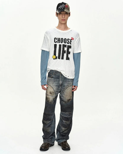 T-shirt Choose Life White