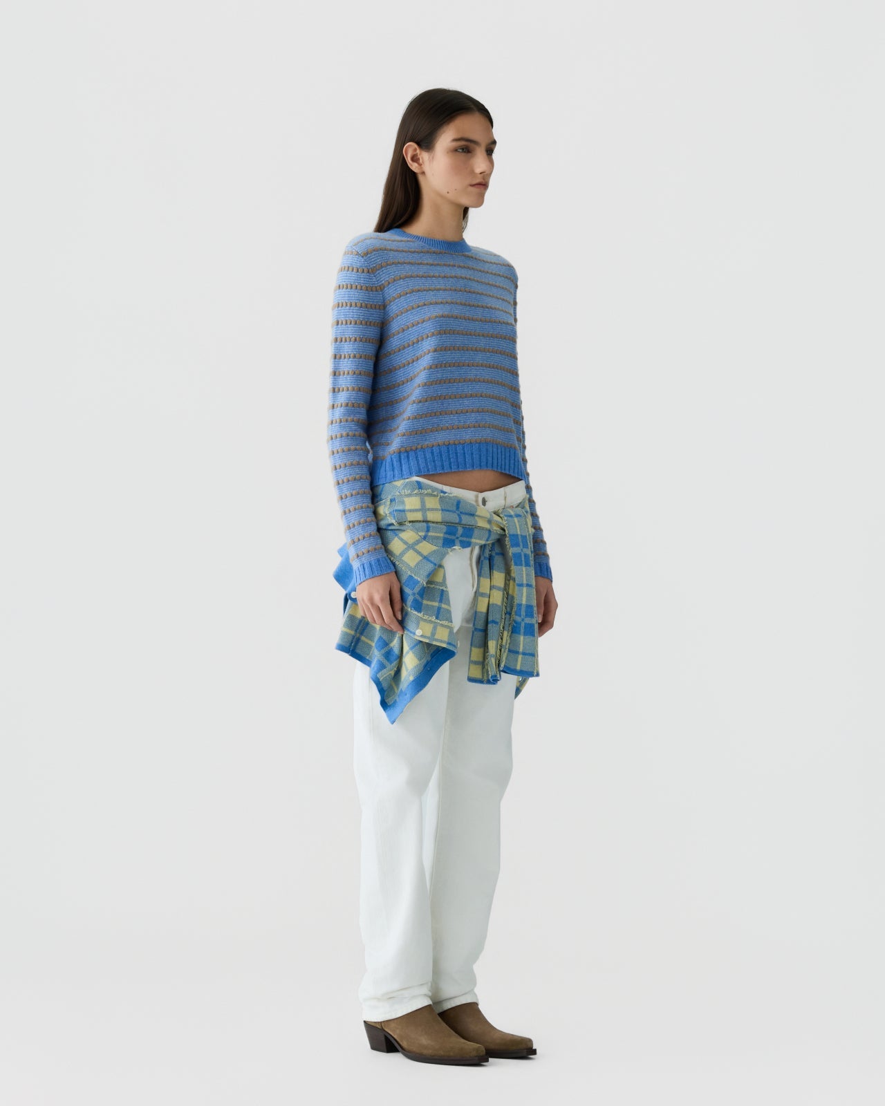 Sweater Pebble Stripe Blue