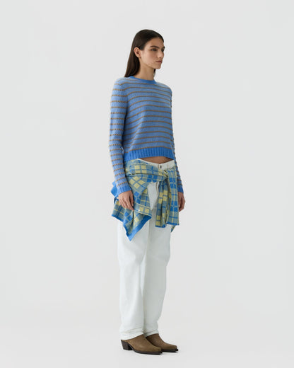 Sweater Pebble Stripe Blue