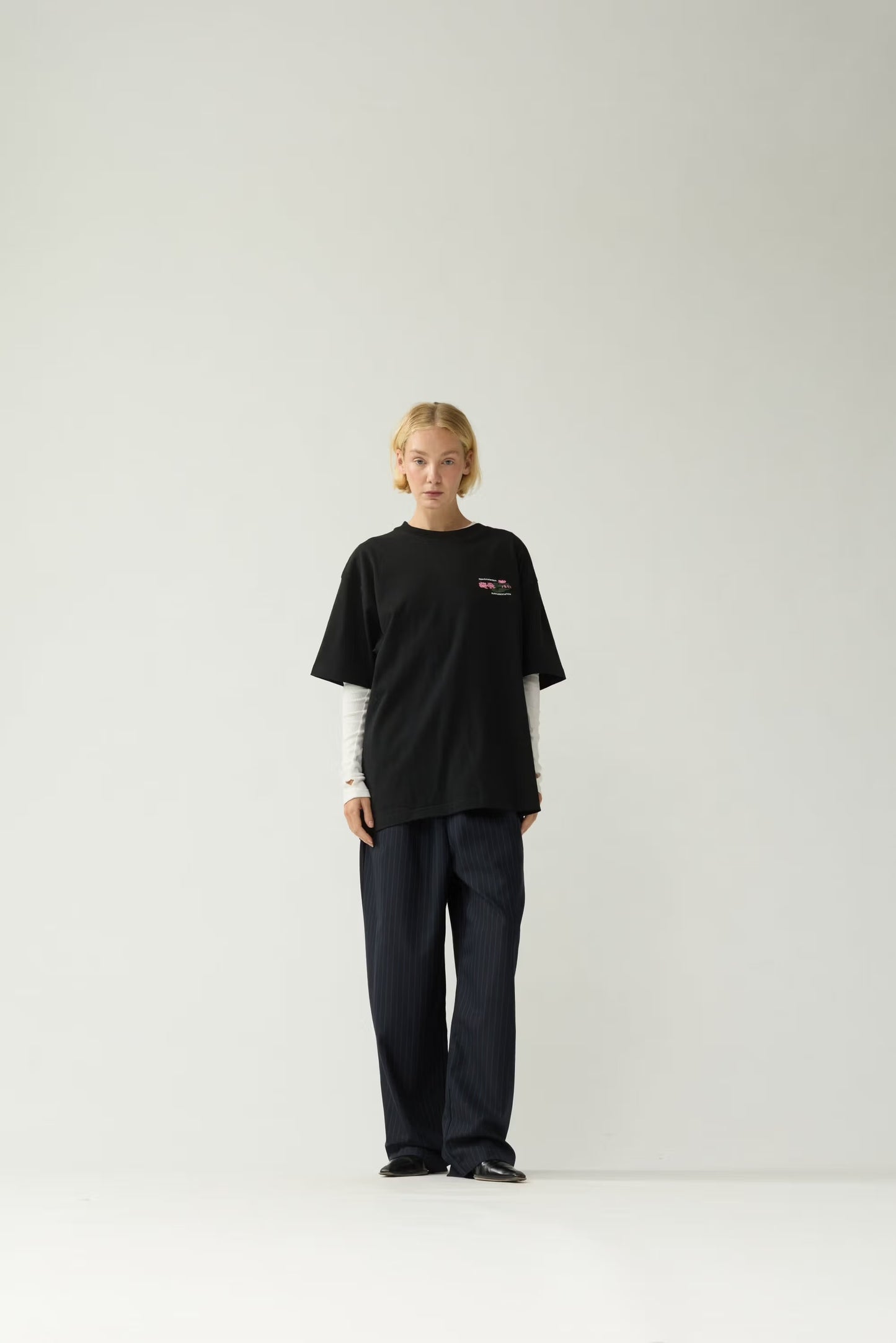 T-shirt Lilies Black