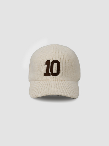 Cap Knit Baseball Pearl Cream