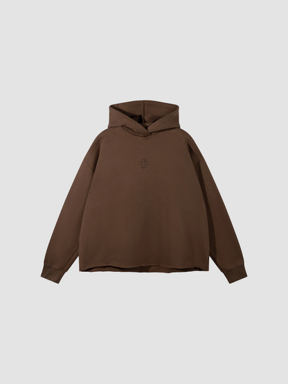 Hoodie Statement Truffle Brown