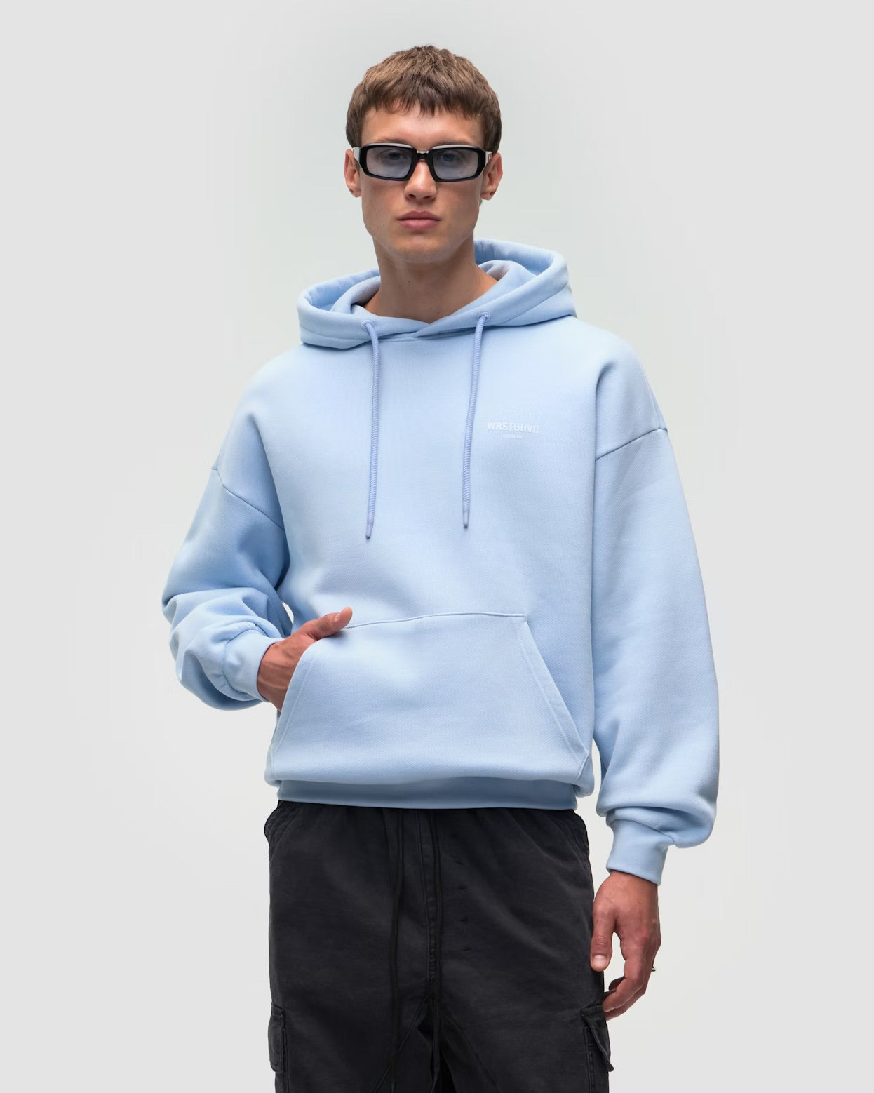 Hoodie Studio V12 Chambray Blue