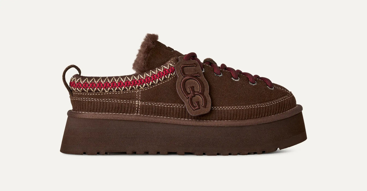 Slipper Lace-Up Burnt Cedar