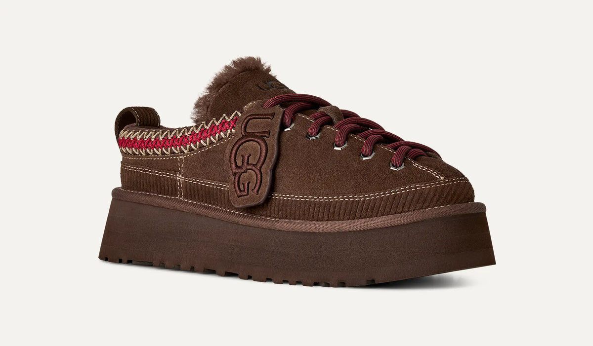 Slipper Lace-Up Burnt Cedar