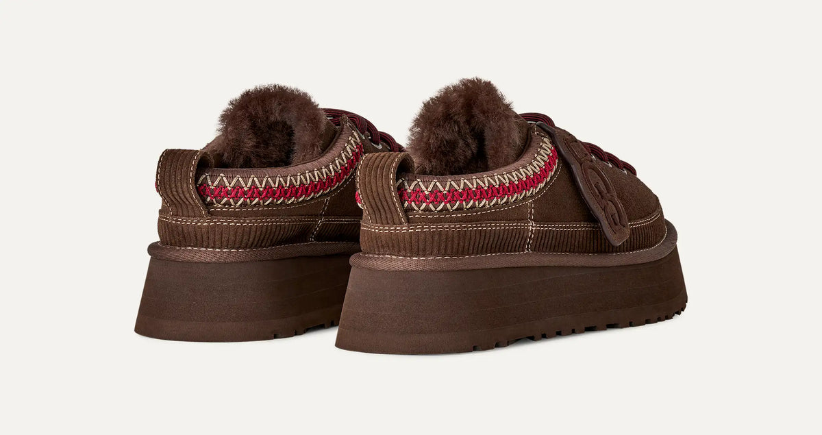 Slipper Lace-Up Burnt Cedar