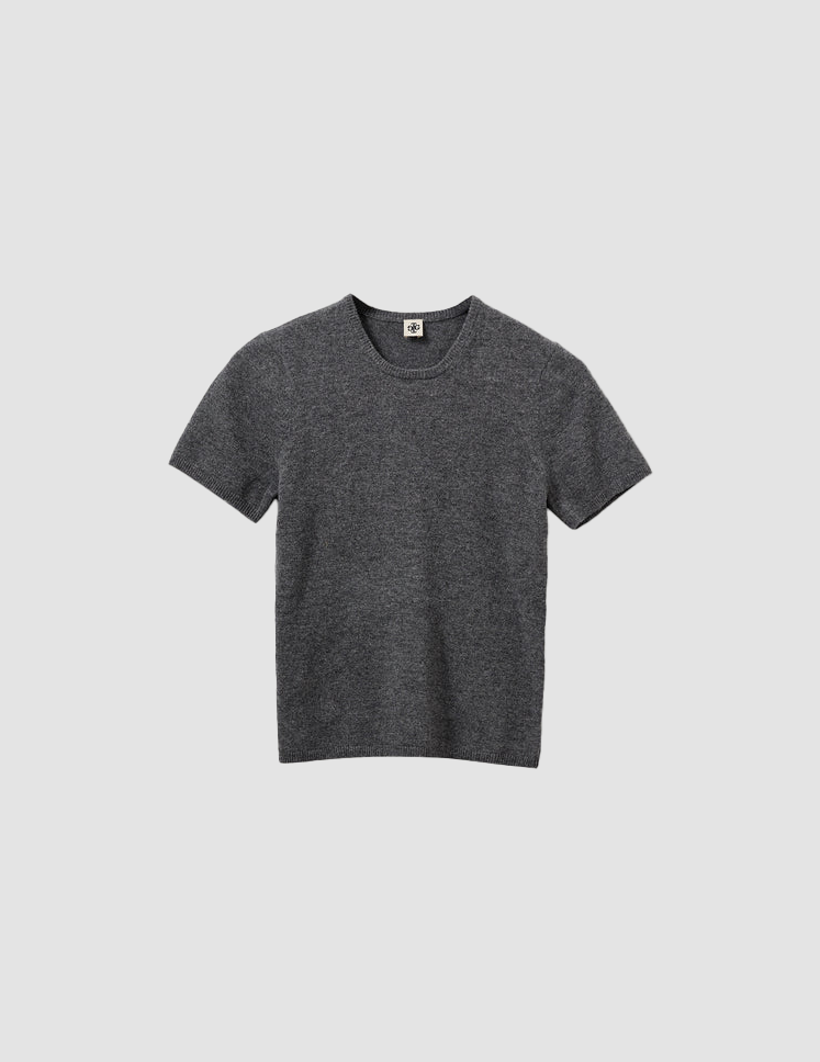 T-shirt Como Knit Grey Melange