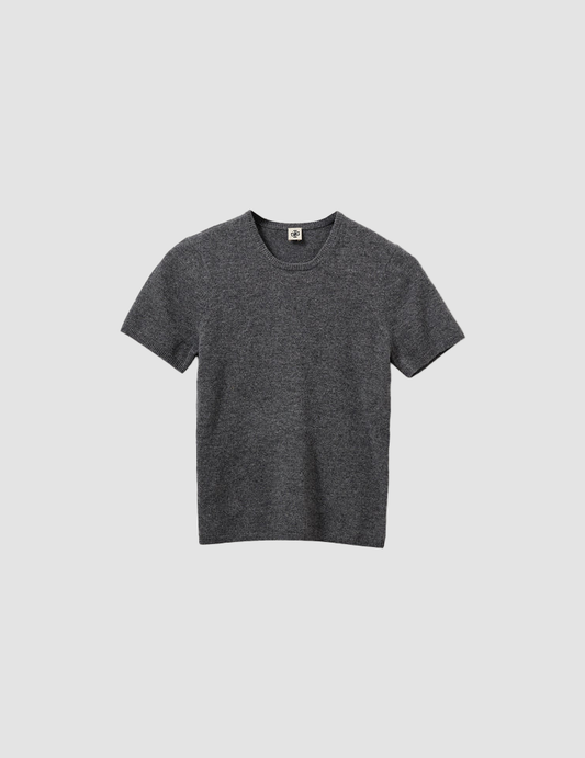 T-shirt Como Knit Grey Melange