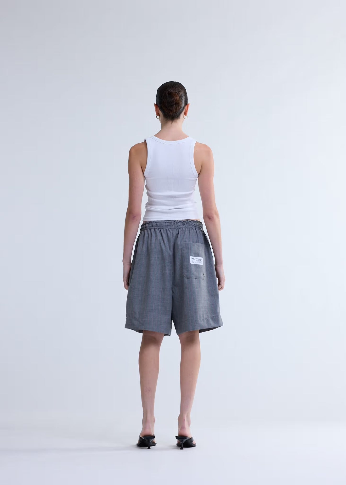 Shorts Work Grey & Pink