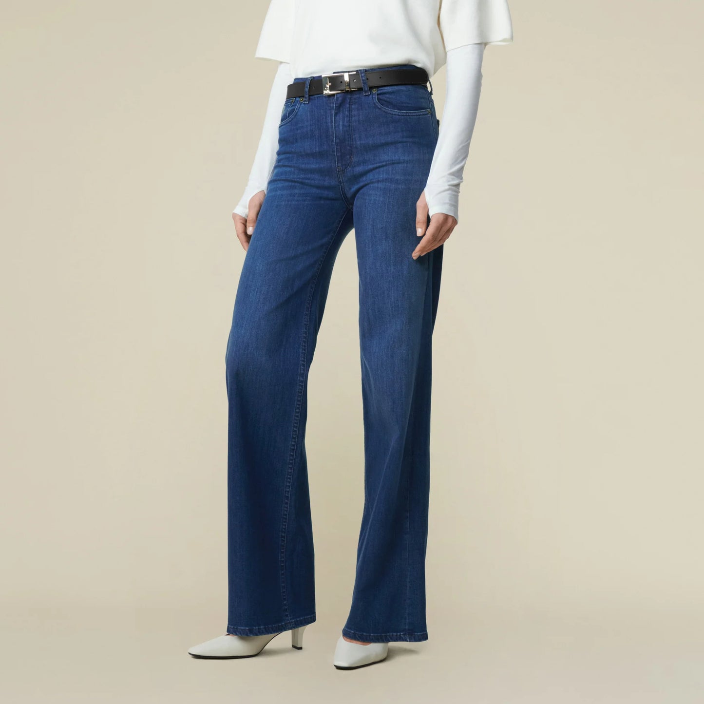 Jeans Palazzo Leia Teal