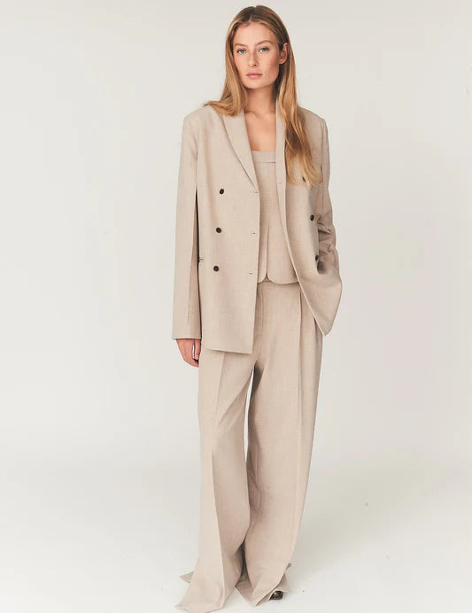 Pants Pisano Melange Beige
