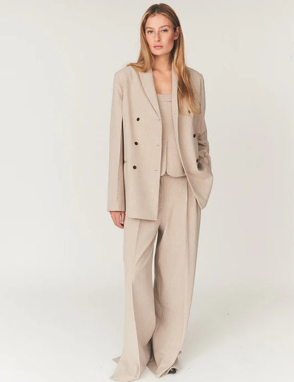 Pants Pisano Melange Beige