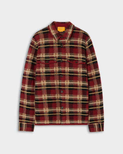Shirt Plaid Work Carmine