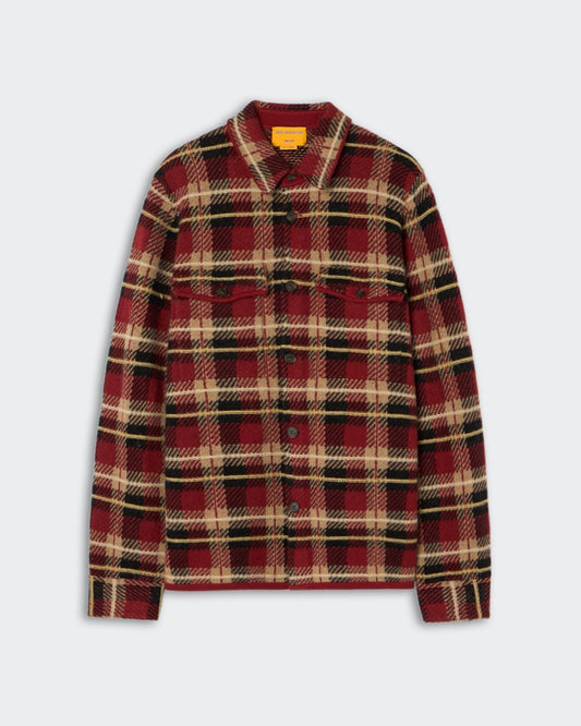 Shirt Plaid Work Carmine