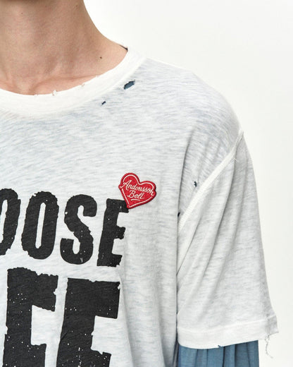 T-shirt Choose Life White