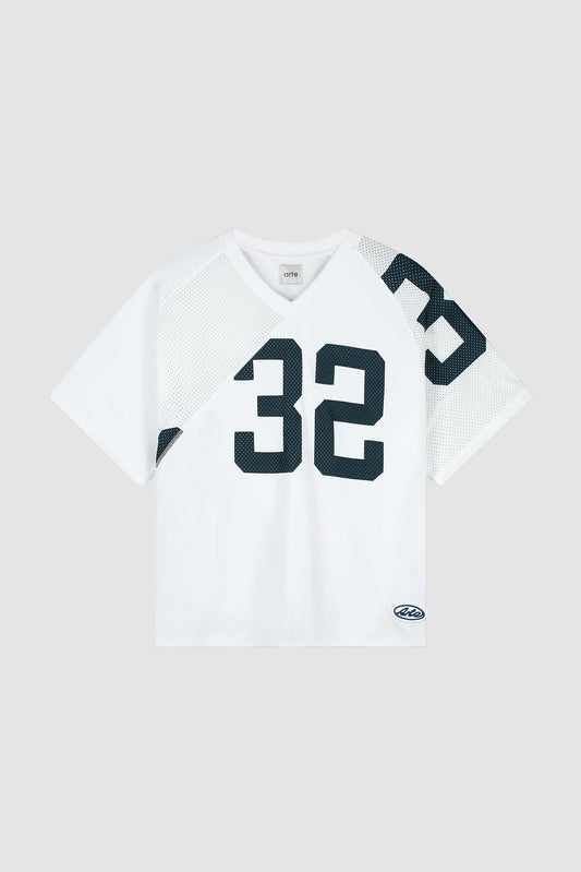 T-shirt 32 Jersey White & Navy