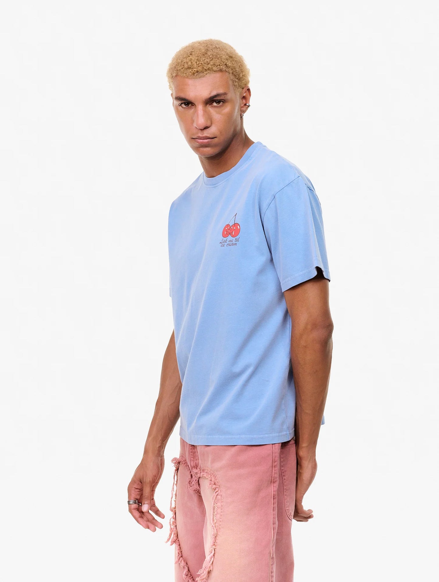 T-shirt Lick Me Blue