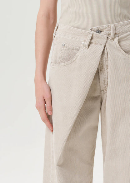 Jeans Vana Fold Corduroy Rice