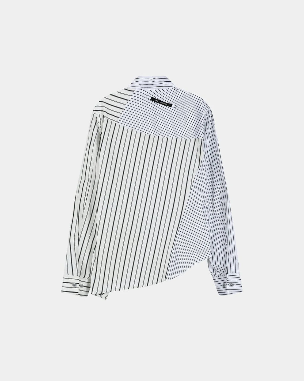 Shirt Noa Twist Striped White
