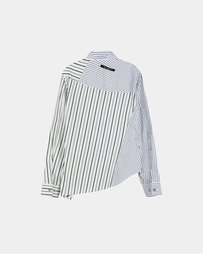 Shirt Noa Twist Striped White