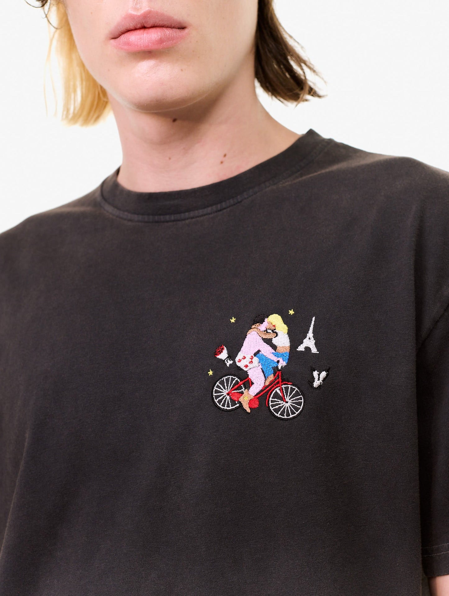 T-shirt Velo Valentine Off-Black