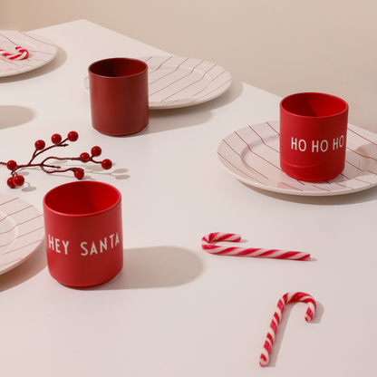 Christmas Cup Hey Santa Red
