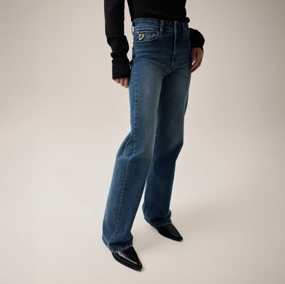Jeans Palazzo Stone Dark Blue