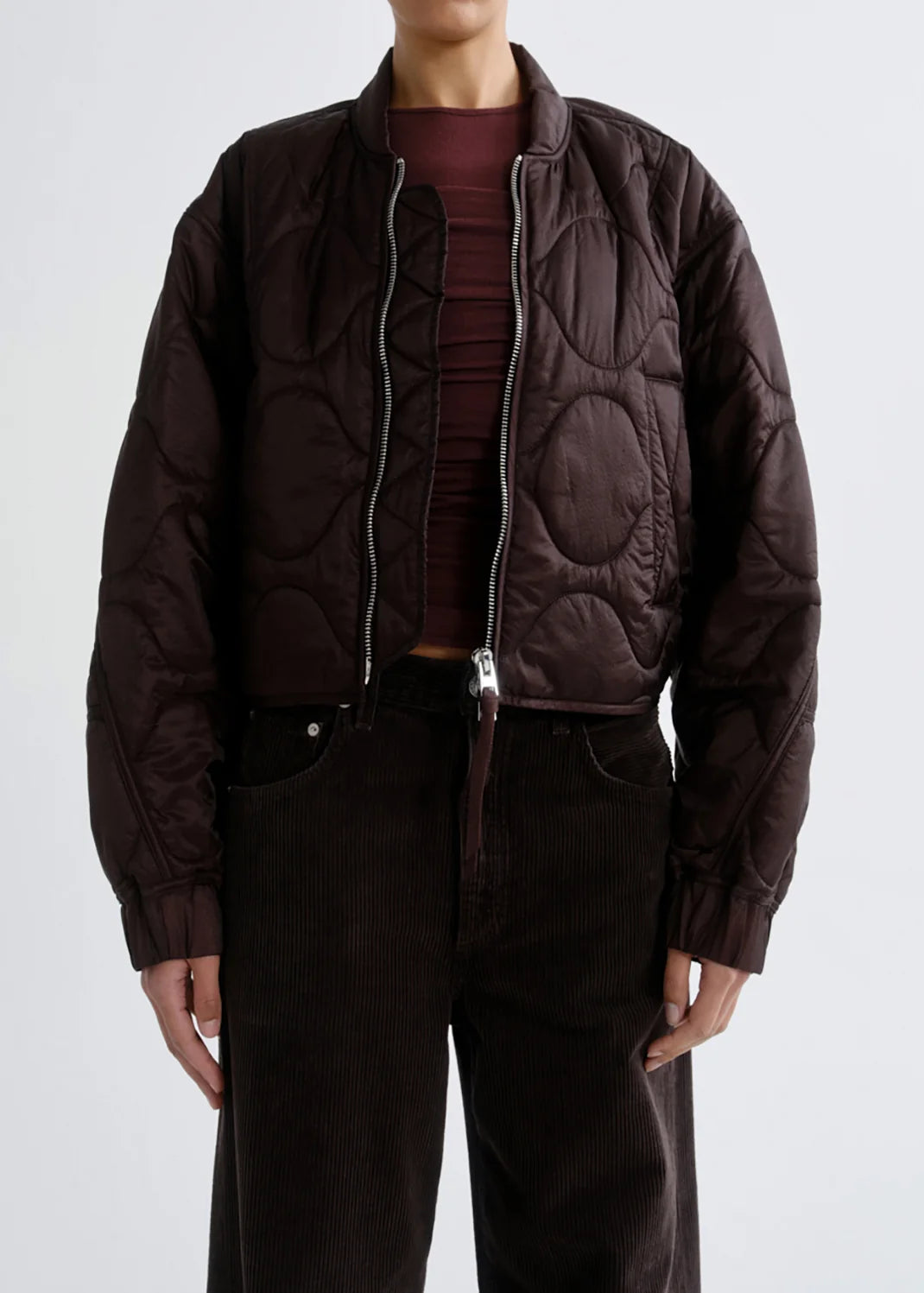 Jacket Iona Quilted Brown