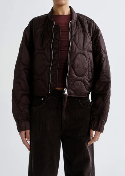 Jacket Iona Quilted Brown
