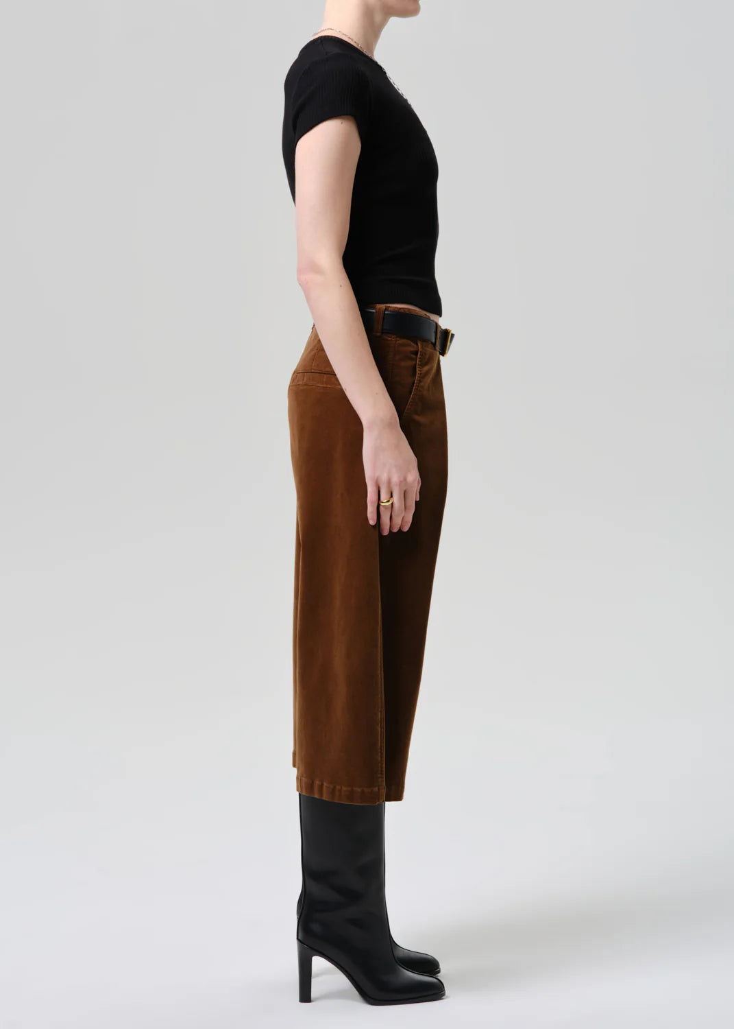 Jeans Cocoon Culotte Brown