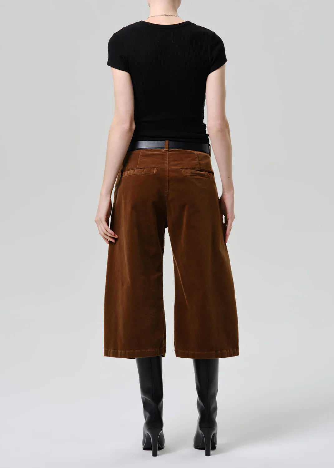 Jeans Cocoon Culotte Brown
