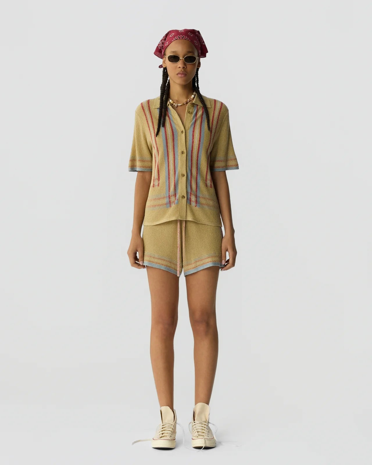 Shirt Havana Sandstone Red Striped