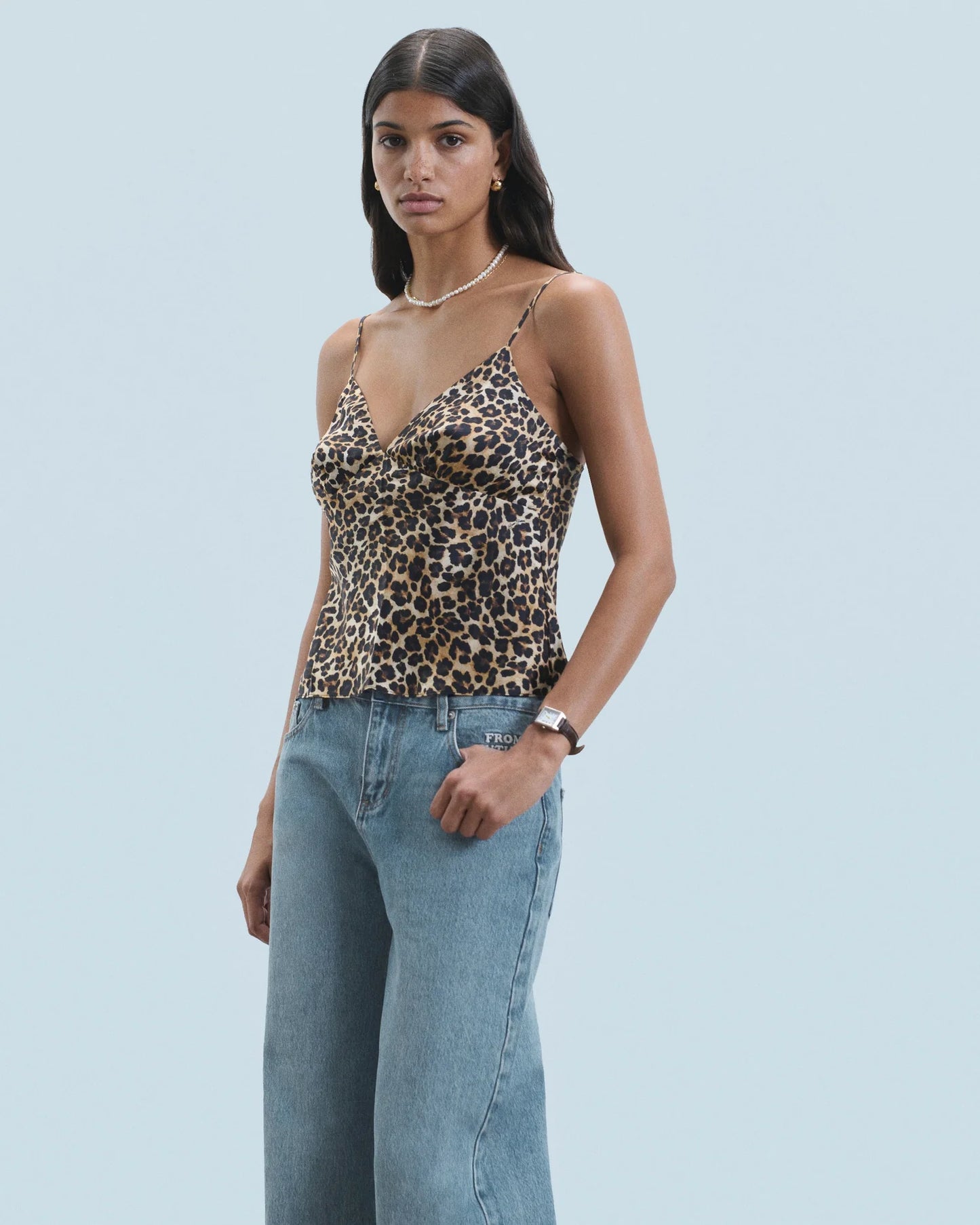 Top Bretelle Animal Print