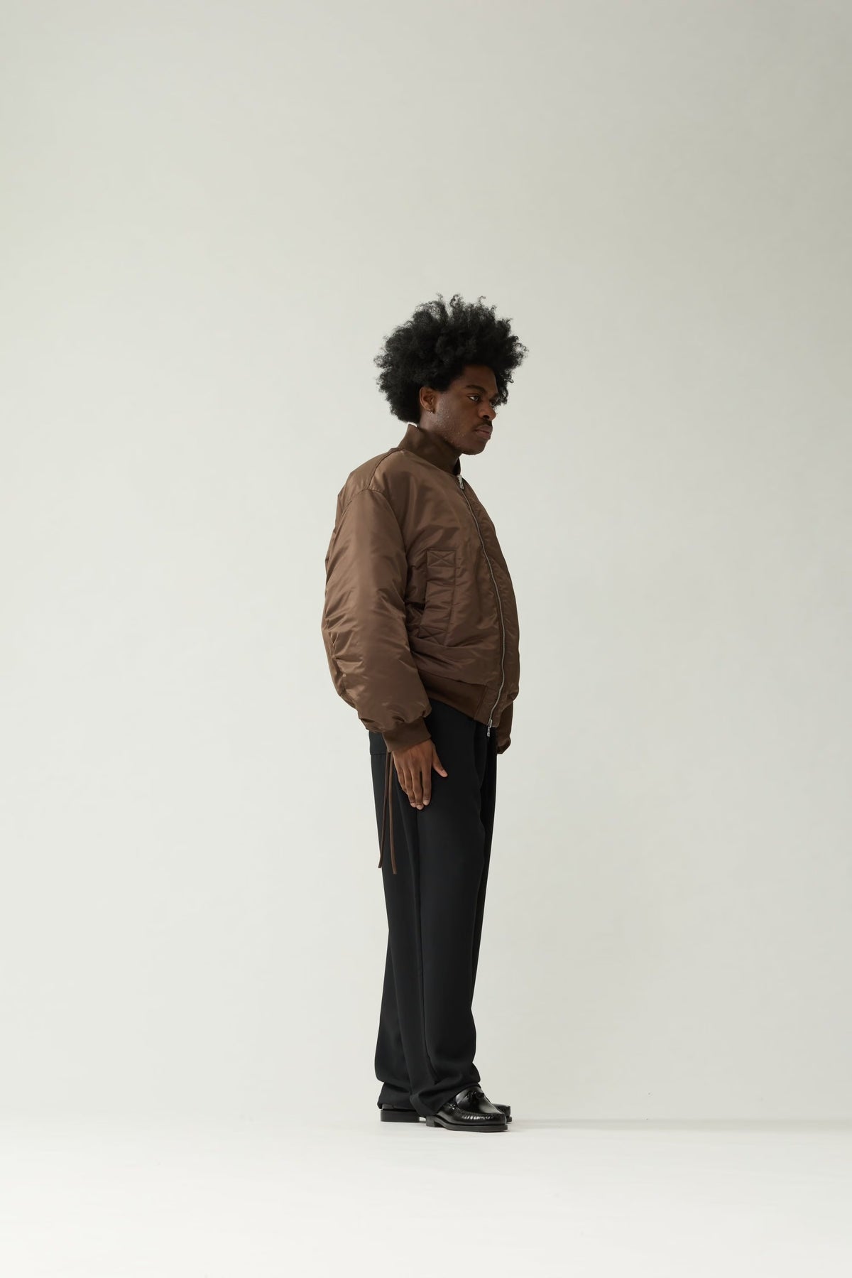 Jacket Bomber Reversible Brown&Blue