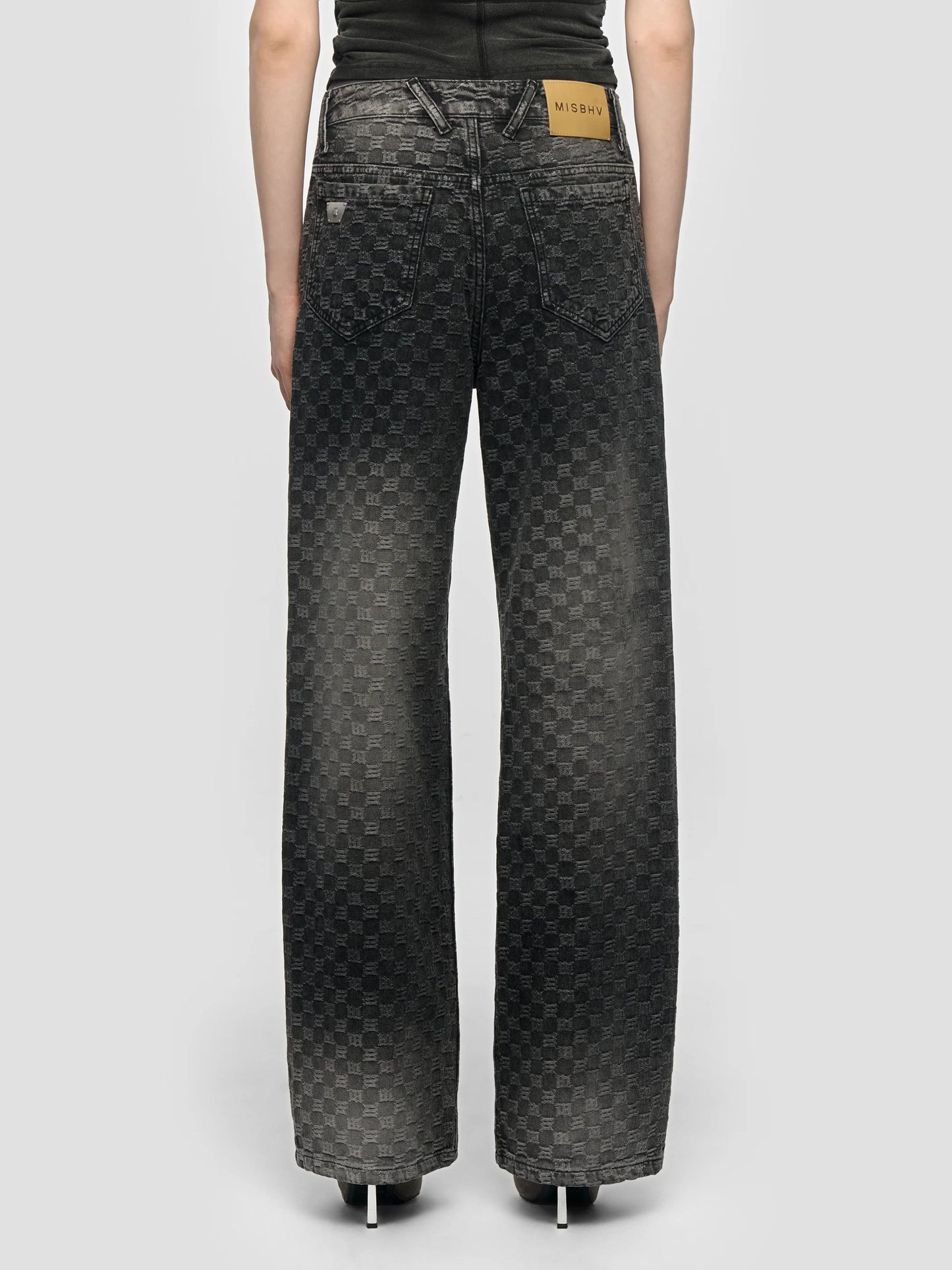 Jeans Austin Monogram Washed Black