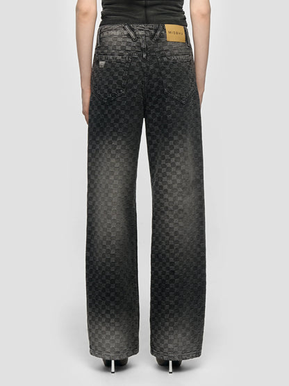 Jeans Austin Monogram Washed Black