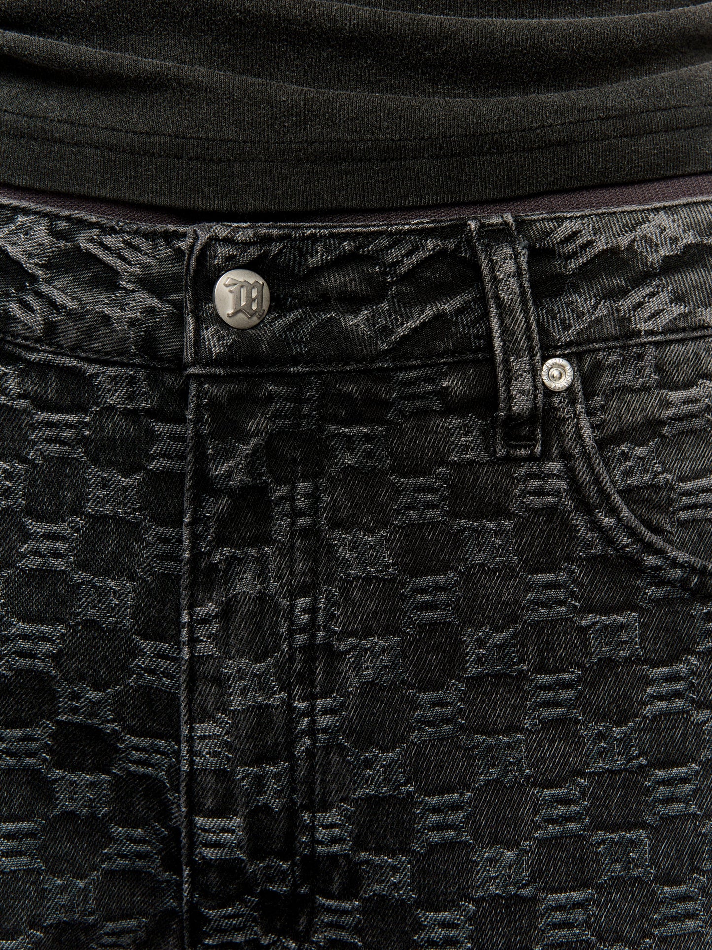 Jeans Austin Monogram Washed Black