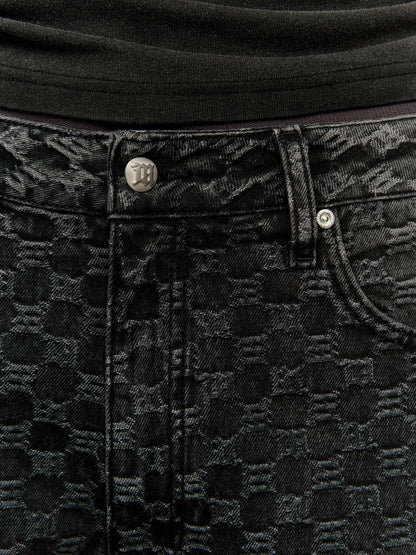 Jeans Austin Monogram Washed Black