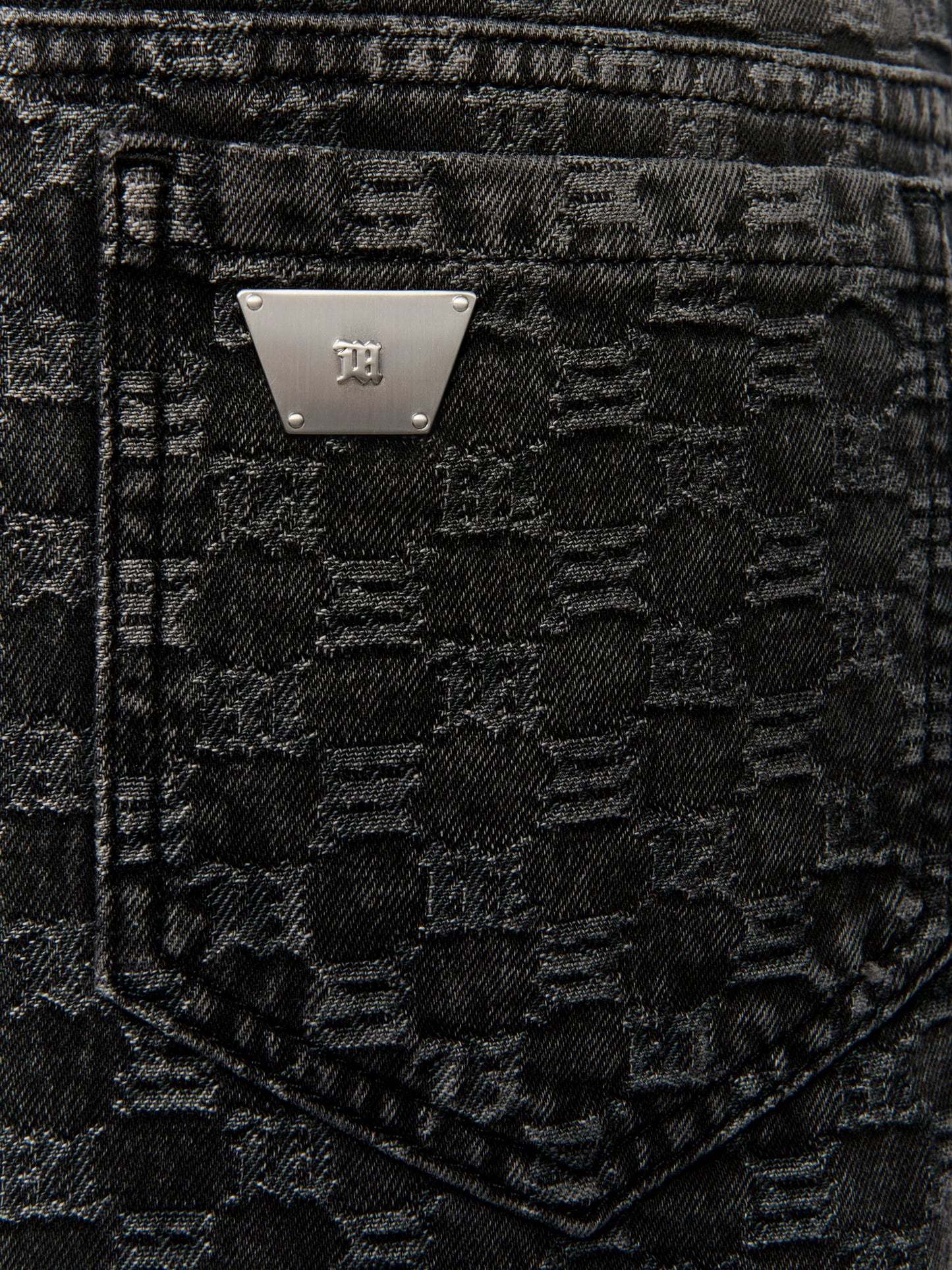 Jeans Austin Monogram Washed Black