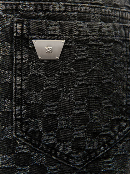 Jeans Austin Monogram Washed Black