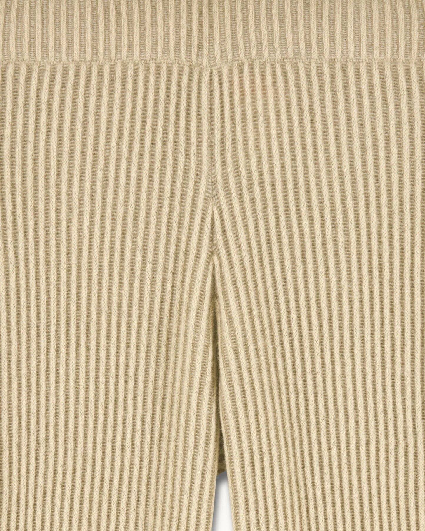 Pants Wide Two-tone Beige