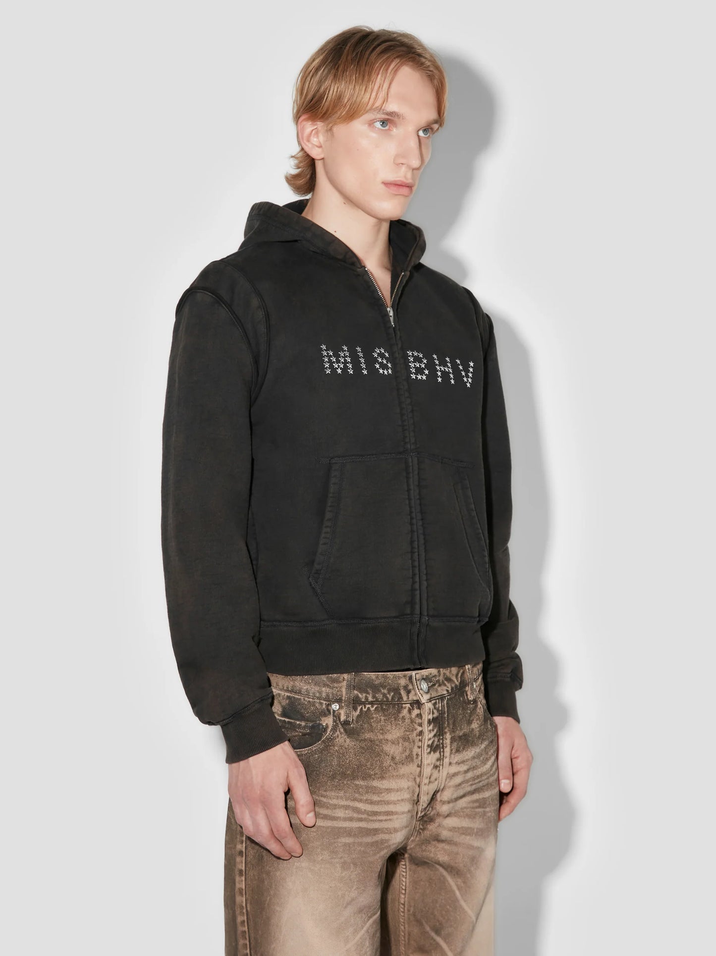 Hoodie Star Teddy Black